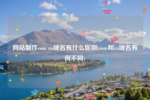 网站制作com cn域名有什么区别(com和cn域名有何不同)